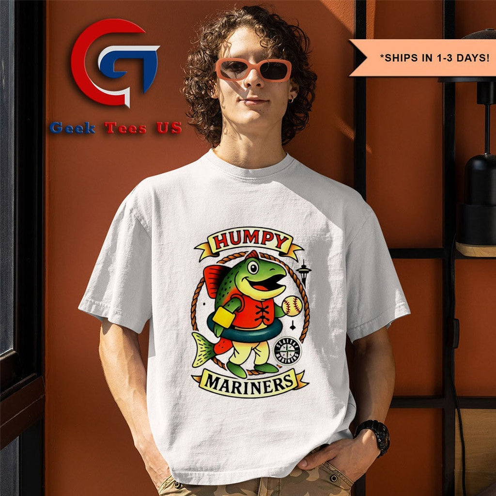 Humpy Salmon mascot Seattle Mariners MLB 2025 shirt