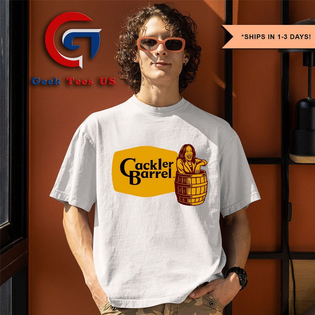 Kamala Harris Crackler Barrel old country store parody logo shirt