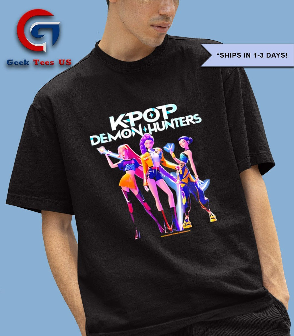 Huntrix Kpop Demon Hunters logo shirt
