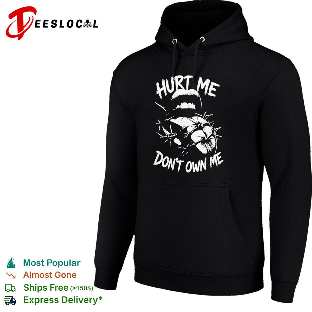 Hurt Me Don’t Own Me Gothic Lips and Barbed Wire shirt