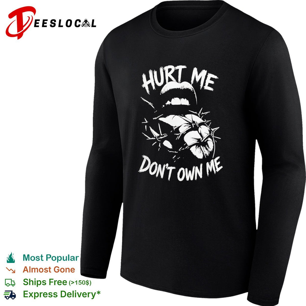 Hurt Me Don’t Own Me Gothic Lips and Barbed Wire shirt