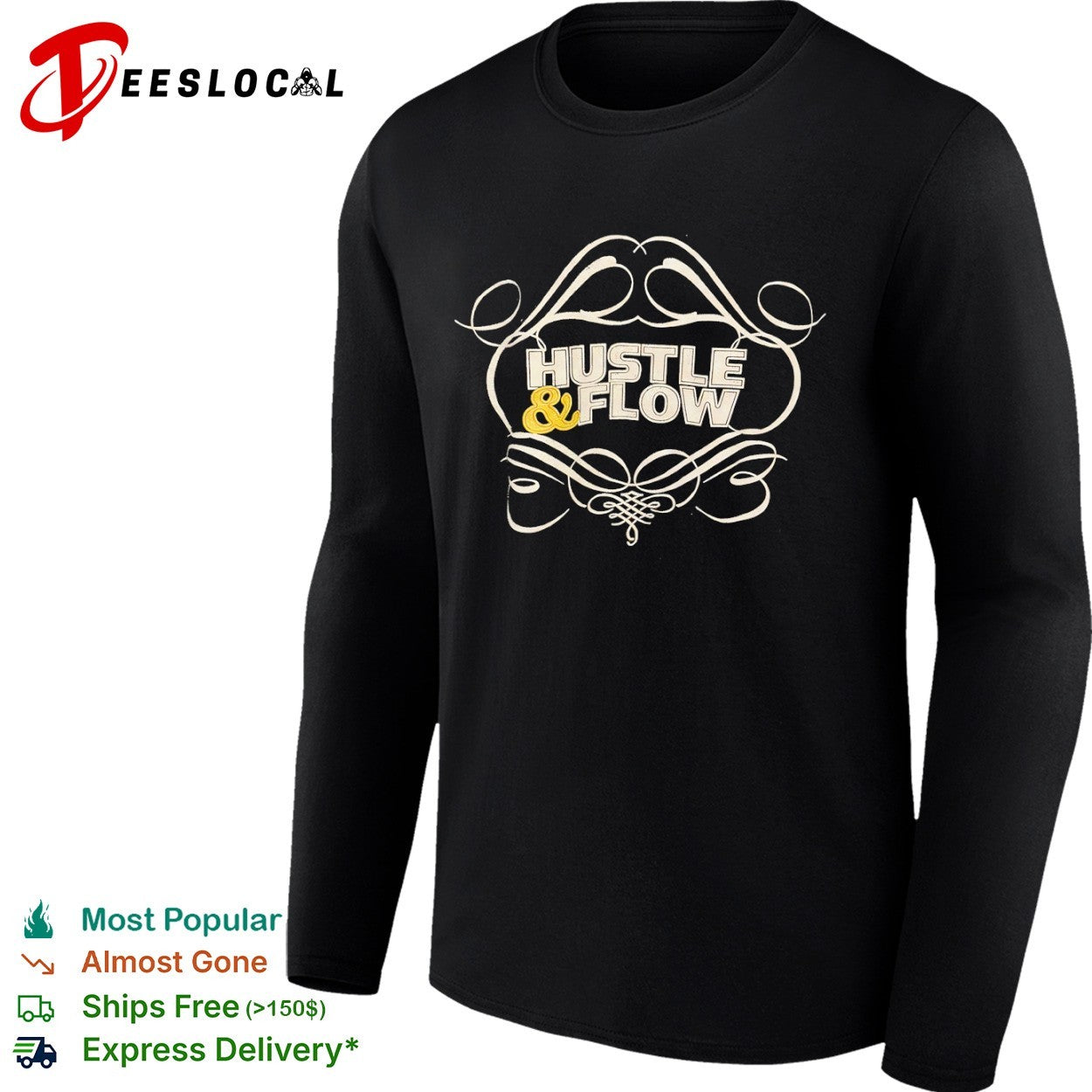 Hustle & Flow inspirational motivational shirt