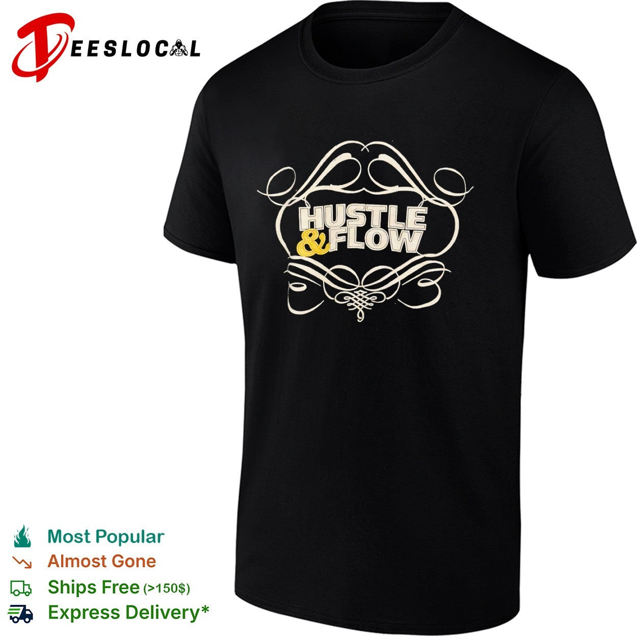 Hustle & Flow inspirational motivational shirt