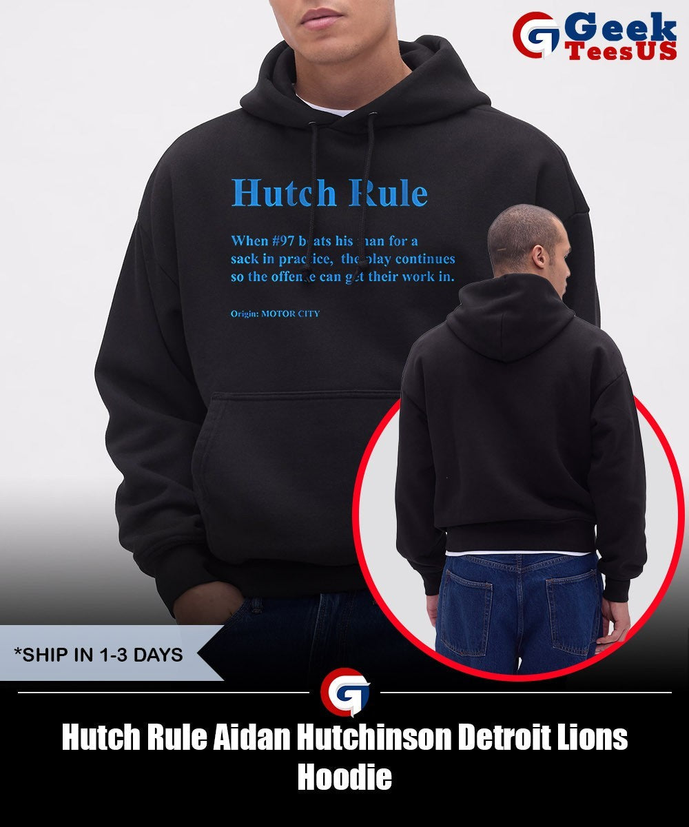 Hutch Rule Aidan Hutchinson Detroit Lions shirt