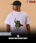 Huzzah frog knight shirt
