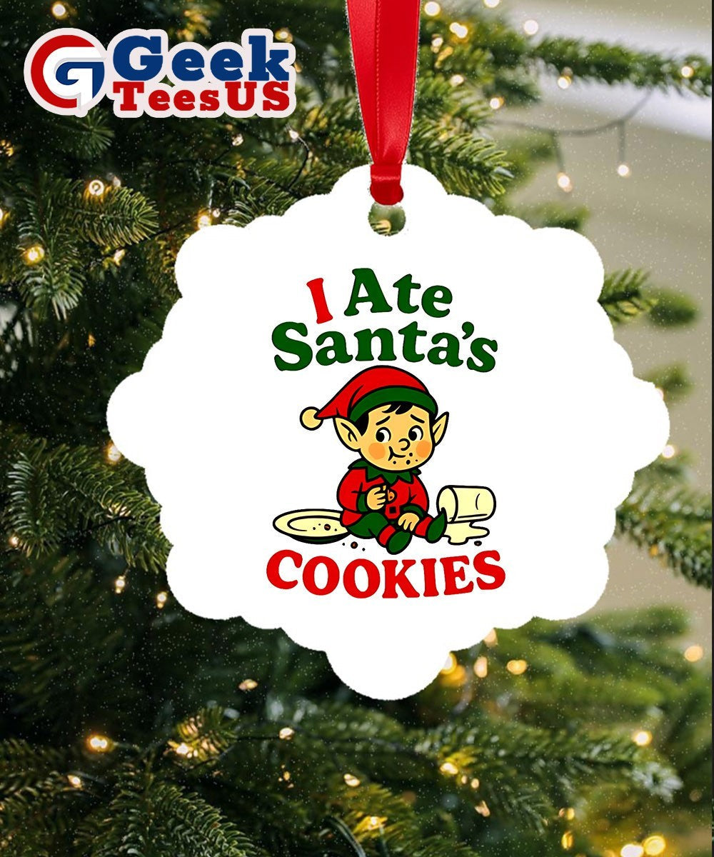 I Ate Santa’s Cookies Christmas Ornament