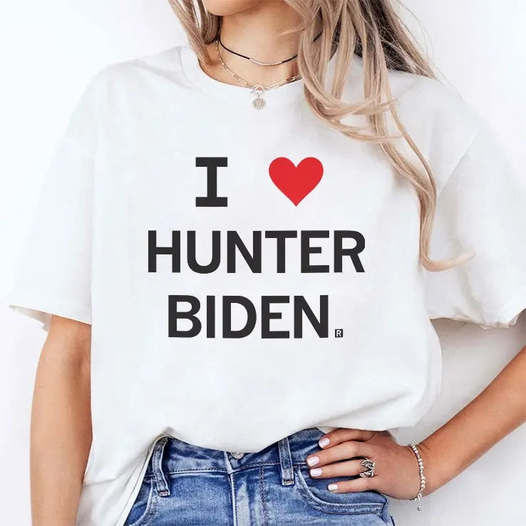 I Love Hunter Biden T Shirt
