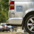 I Stand With Penguins Against Tariffs Car Magnet