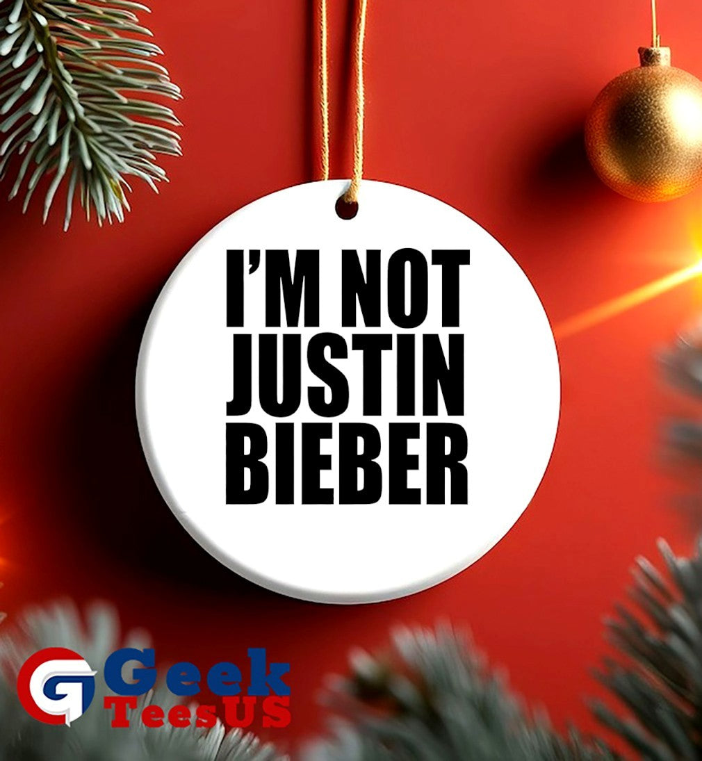 I am not Justin Bieber shirt