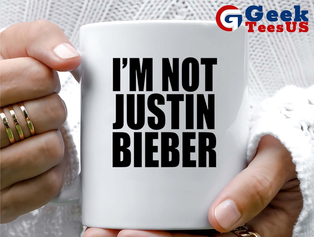 I am not Justin Bieber shirt