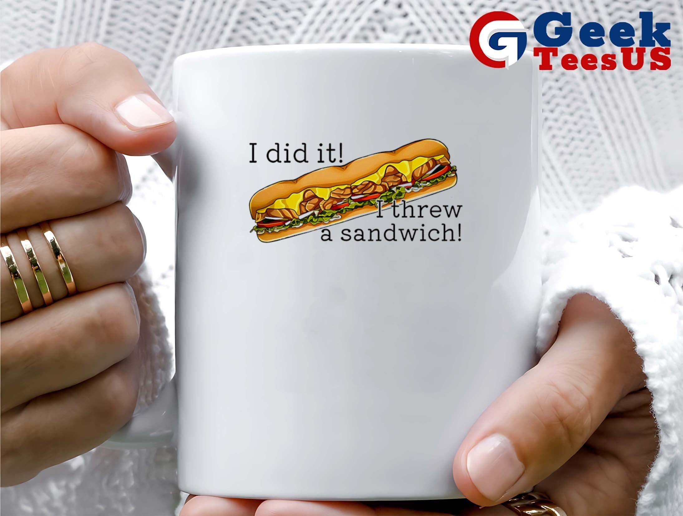 I did it I threw a Sandwich shirt