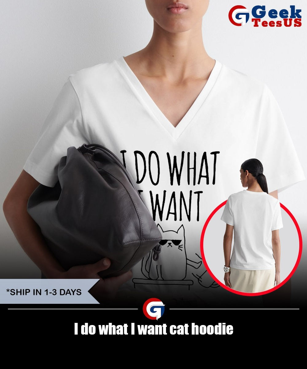 I do what I want cat shirt