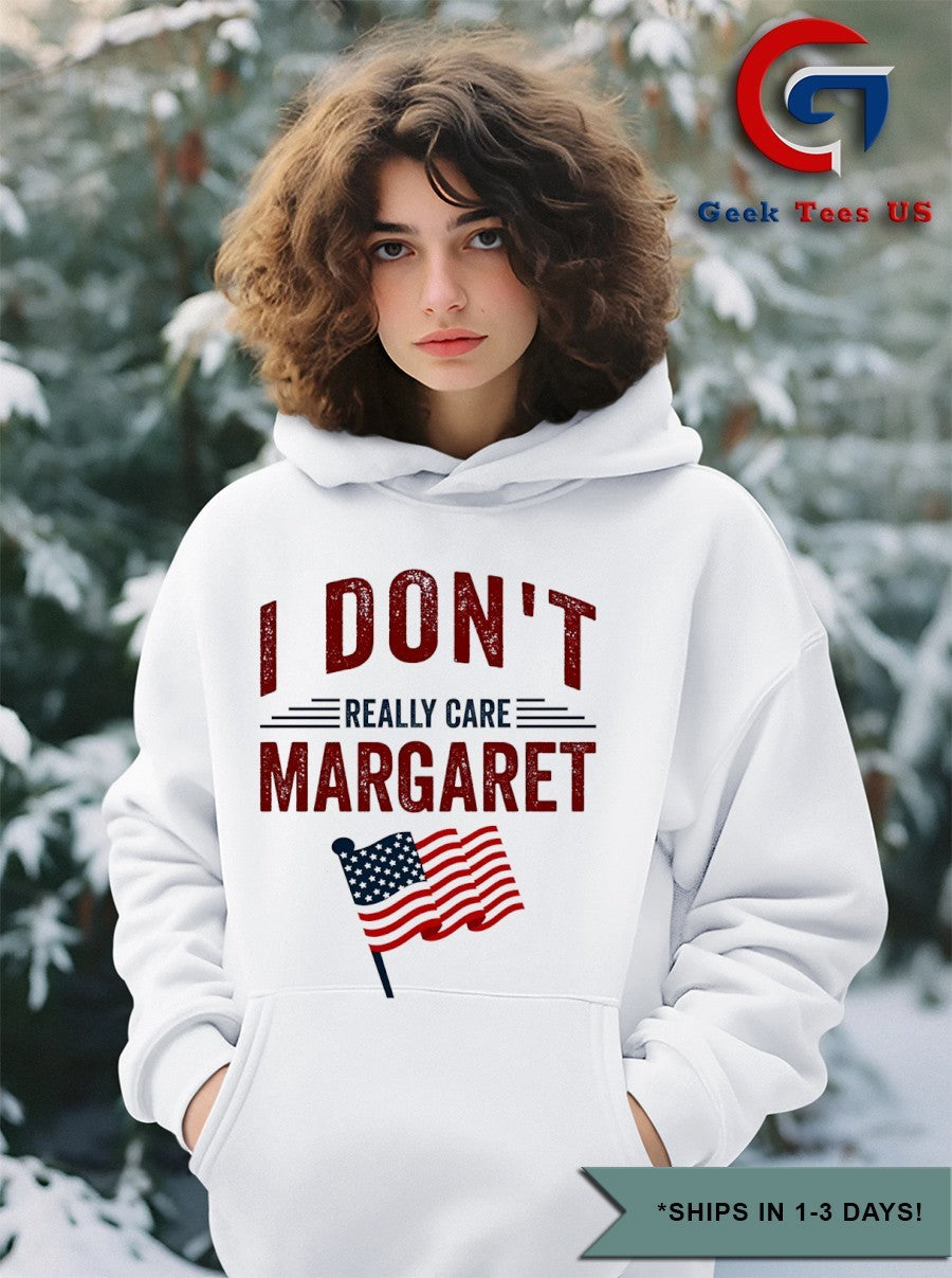 I don’t really care Margaret USA flag shirt