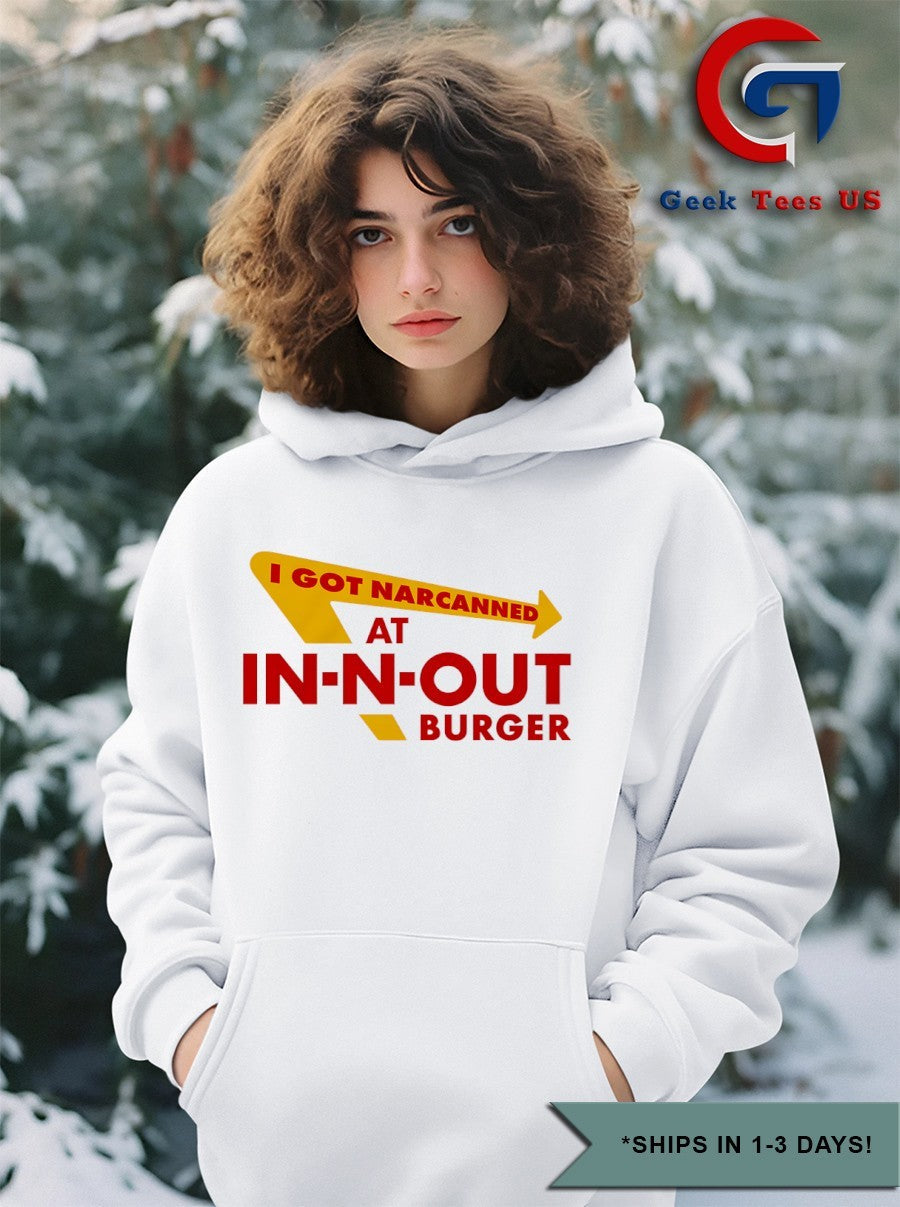 I got Narcanned at Burger Restaurant logo shirt