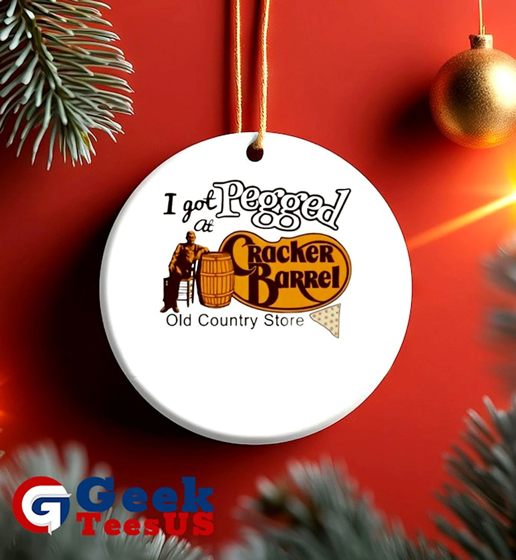 I got Pegged at Cracker Barrel old Country Store logo shirt