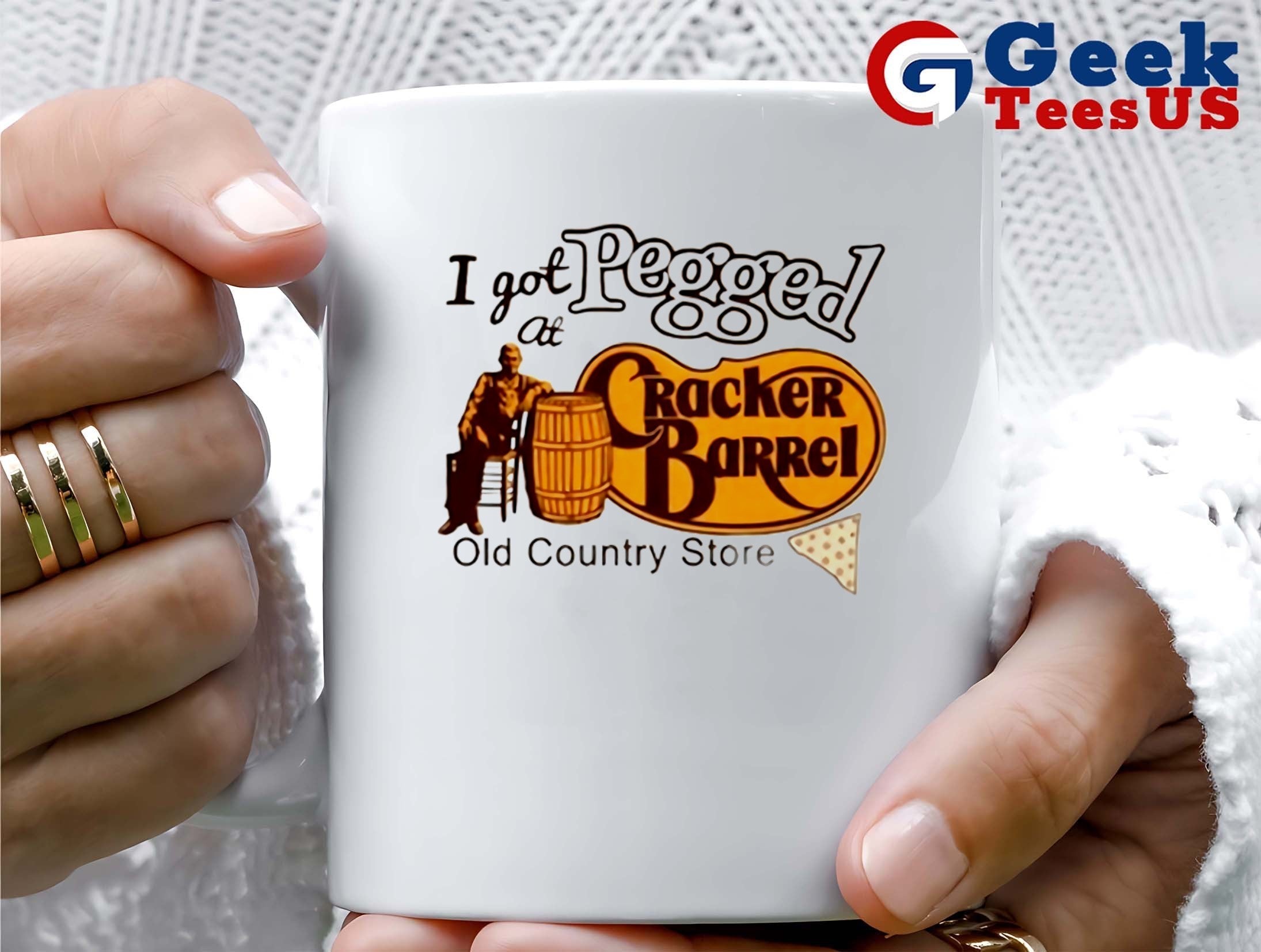 I got Pegged at Cracker Barrel old Country Store logo shirt