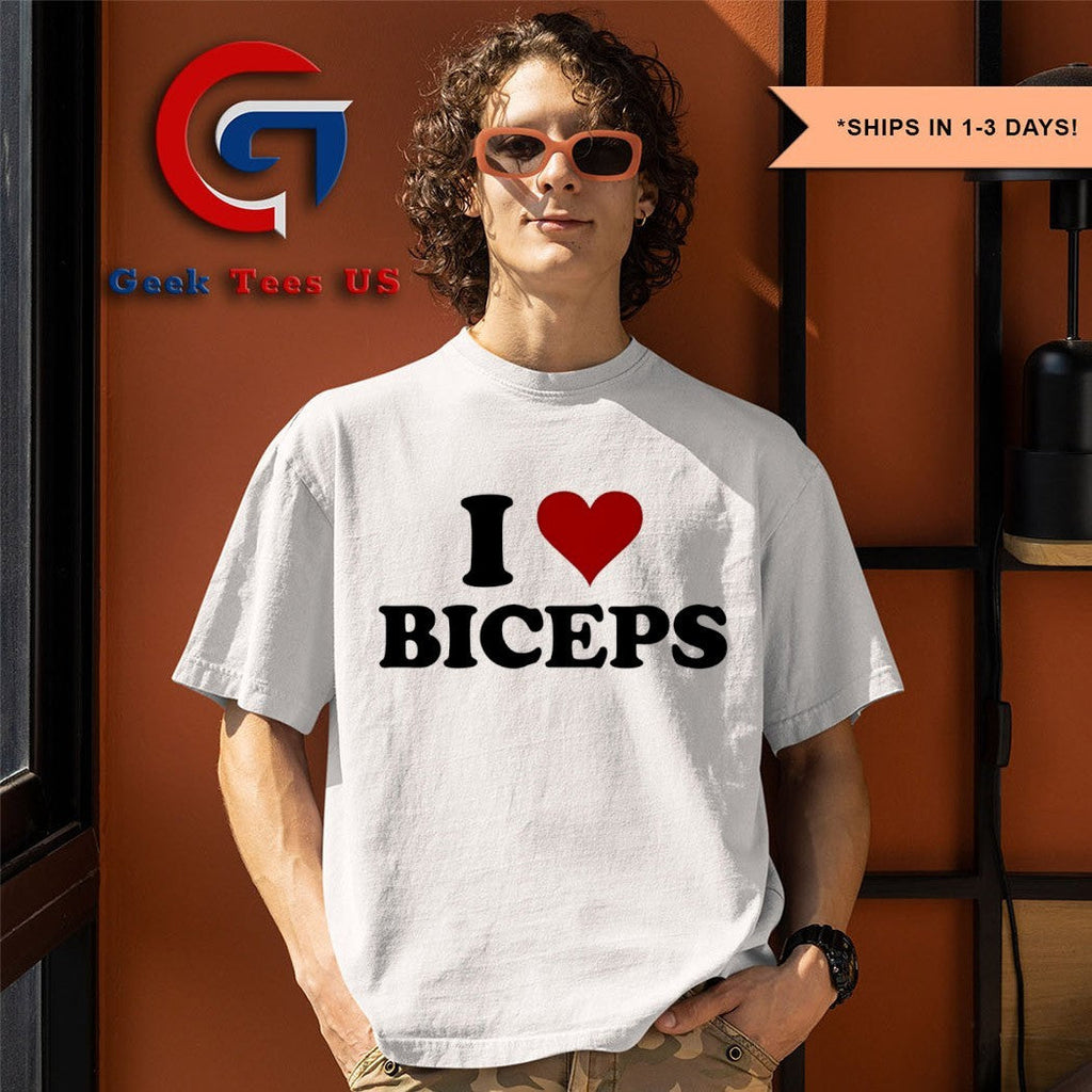 I heart biceps shirt