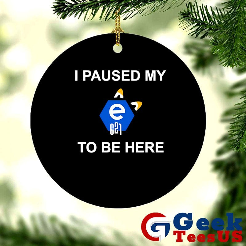 I paused my E621 to be here shirt