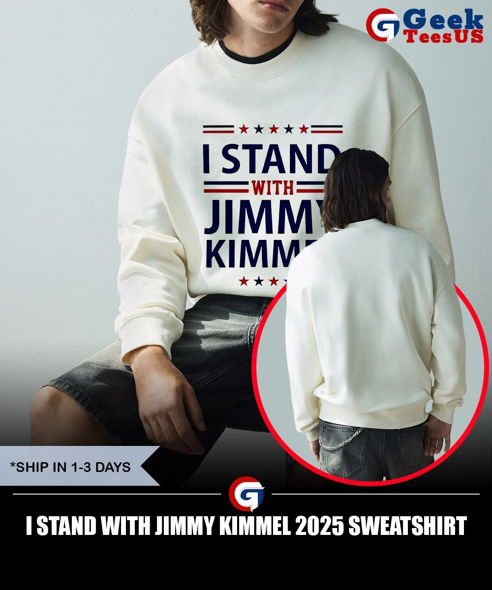 I stand with Jimmy Kimmel 2025 shirt