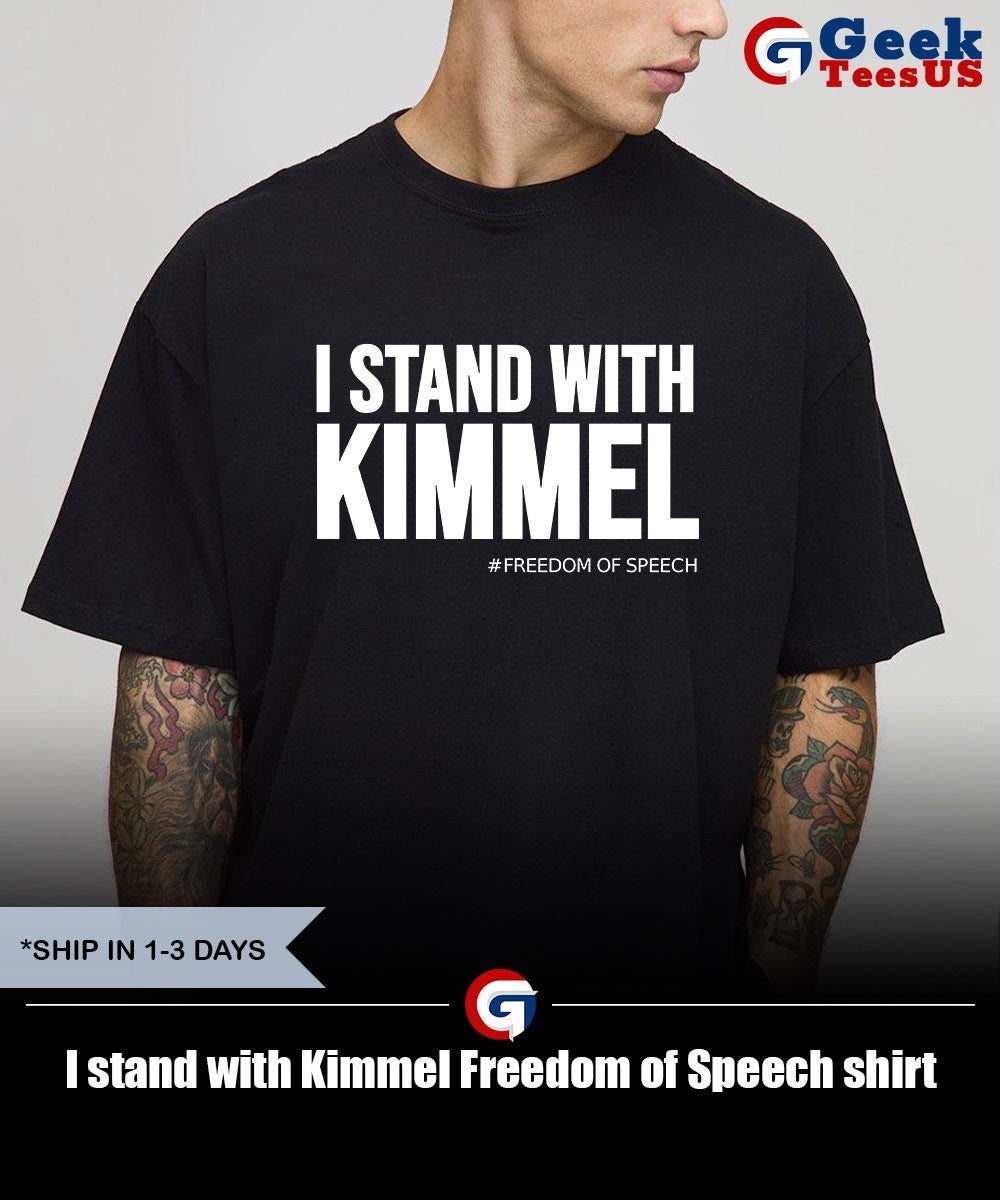 I stand with Kimmel Freedom of Speech shirt