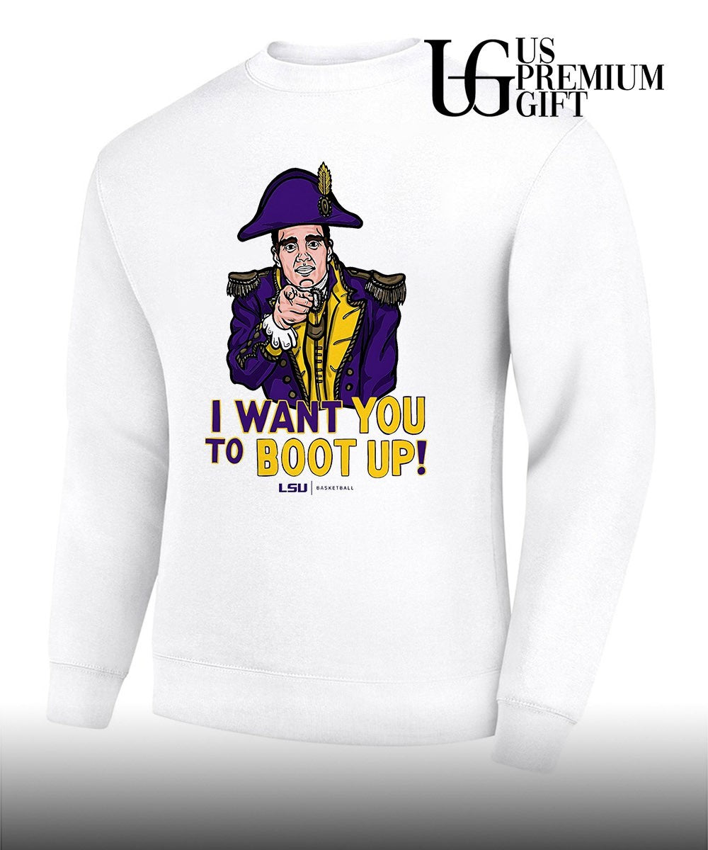 I want you to boot up LSU basketball shirt