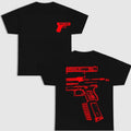 IN GLOCK WE TRUST DOUBLE SIDES BLACK T-SHIRT VERSION