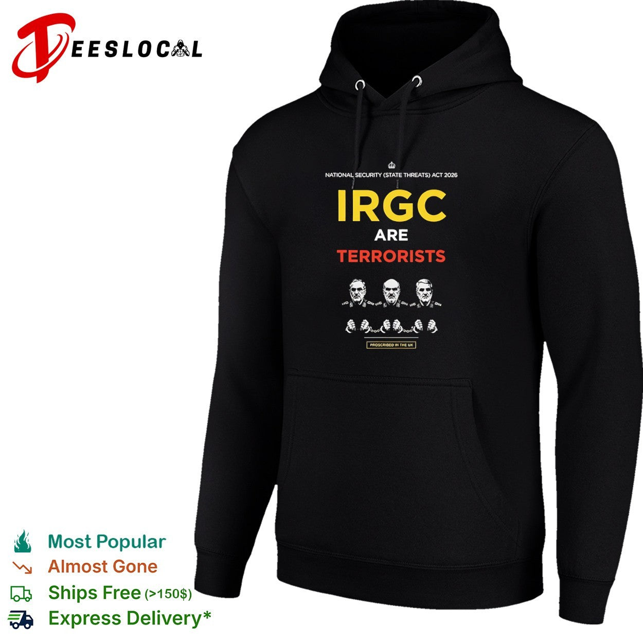 IRGC Are Terrorists National Security State Threats Act 2026 shirt