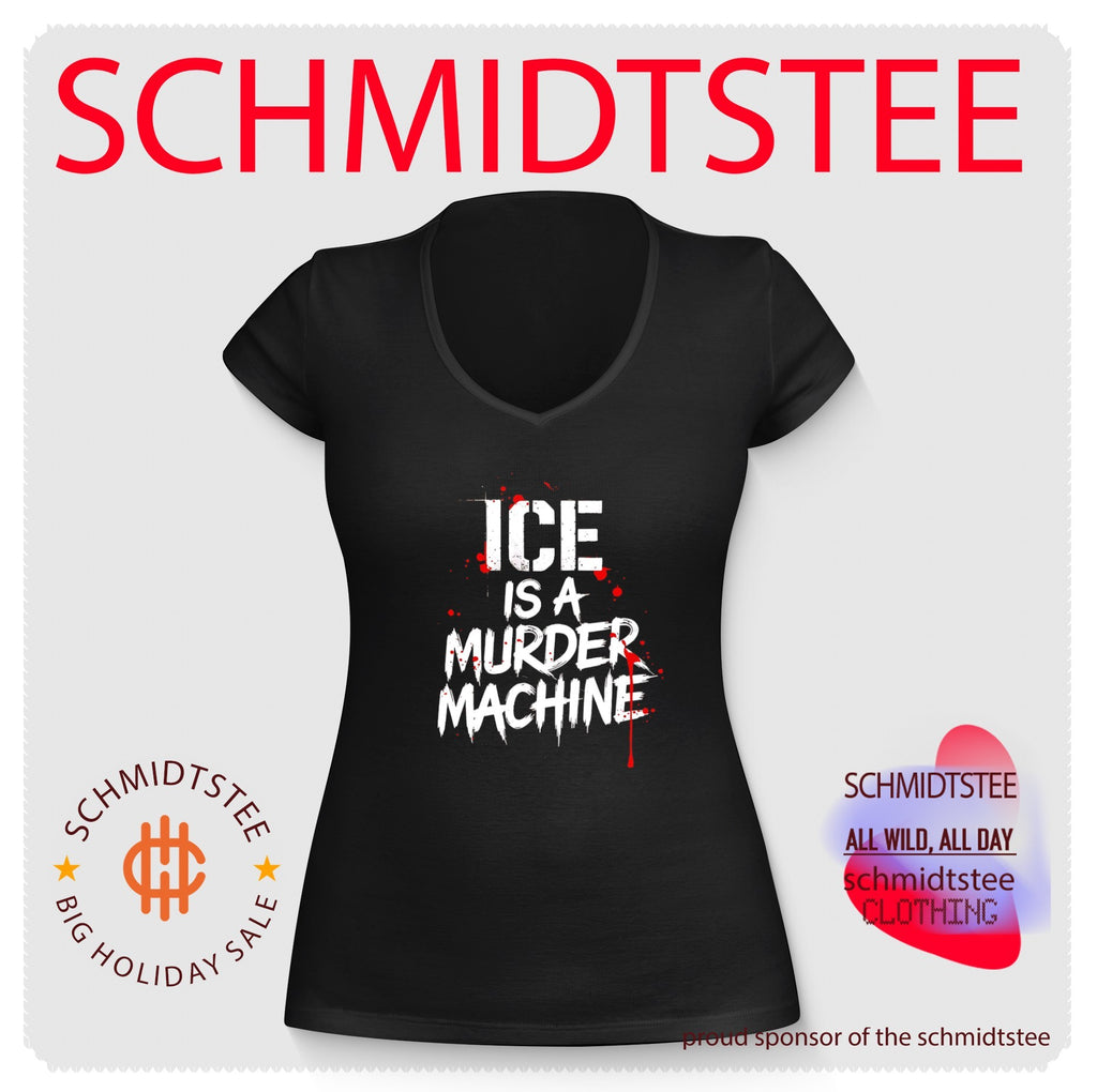 Ice Is a Murder Machine Slogan Typography shirt