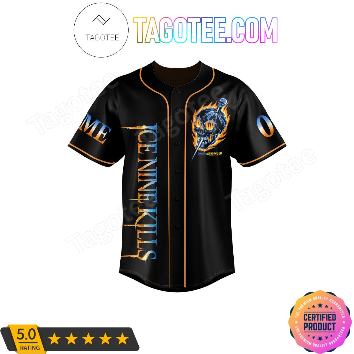 Ice Nine Kills Stabbing In The Dark Personalized Baseball Jersey