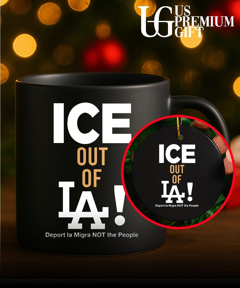 Ice out of LA deport la migra not the people Los Angeles logo shirt