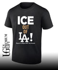 Ice out of LA deport la migra not the people Los Angeles logo shirt
