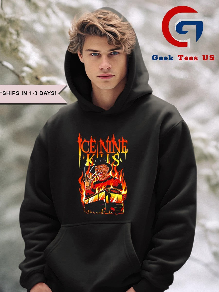 Iceninekills Kim Dracula Freddy Krueger Halloween shirt