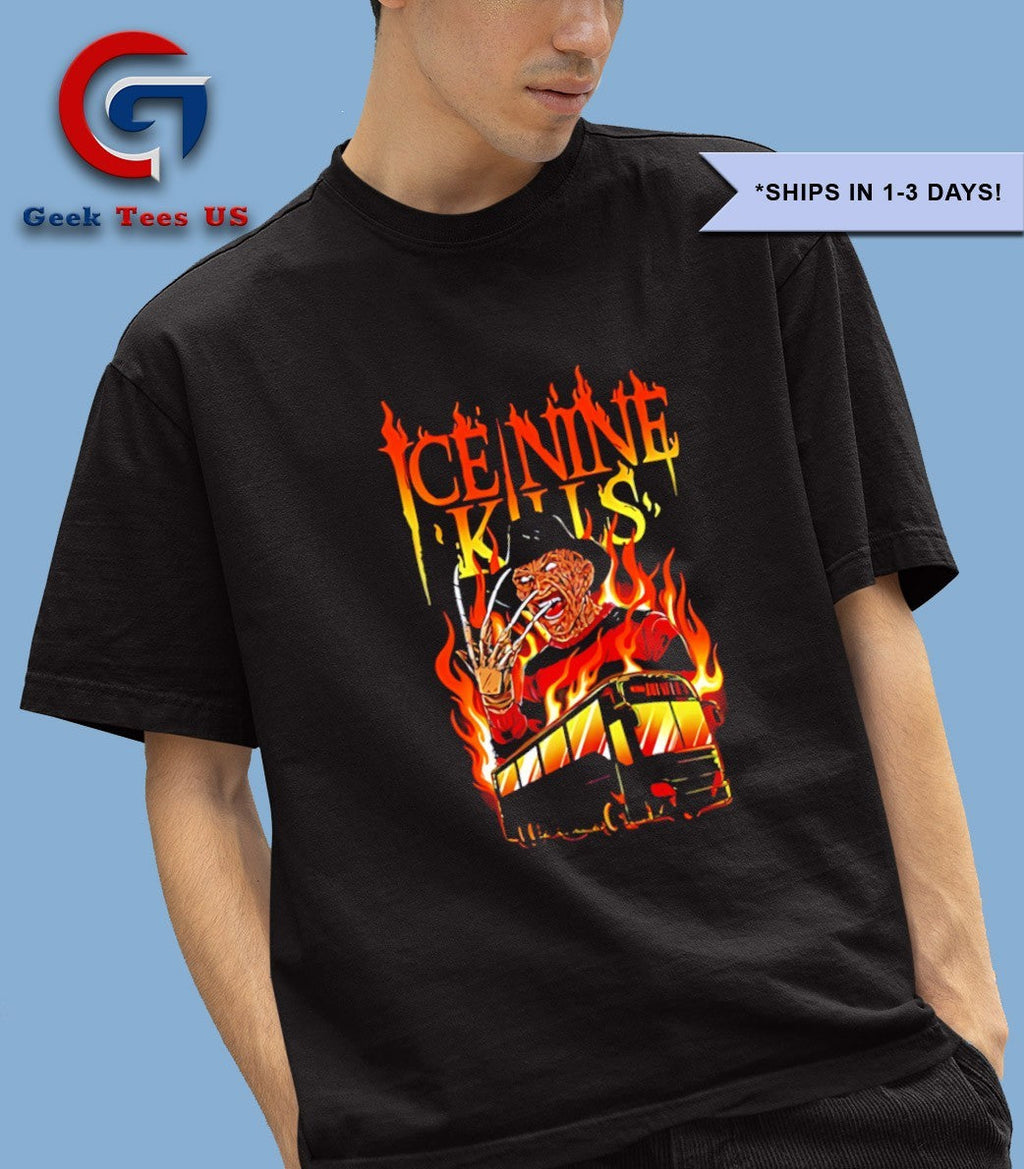 Iceninekills Kim Dracula Freddy Krueger Halloween shirt