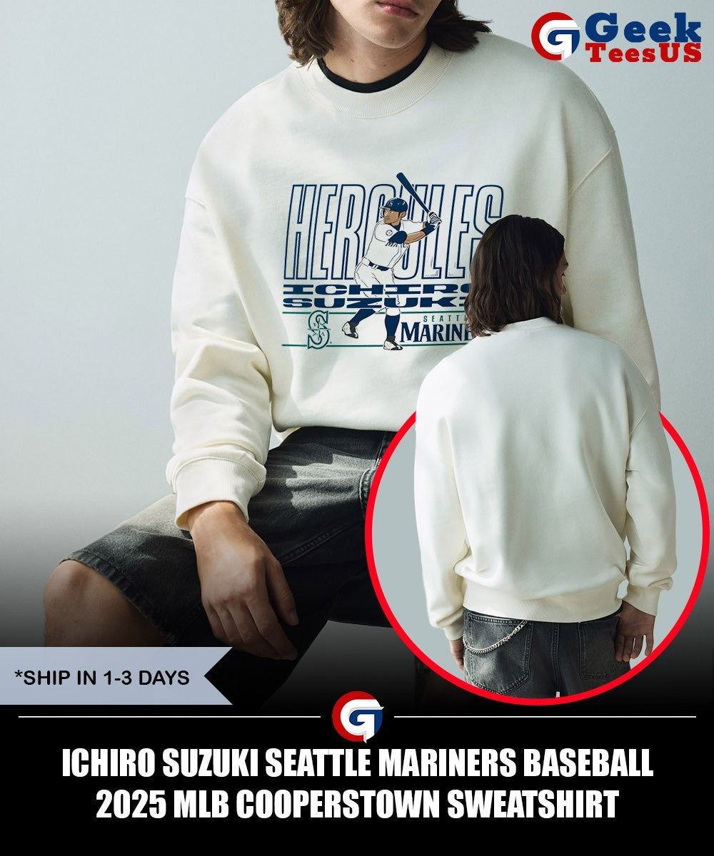 Ichiro Suzuki Seattle Mariners baseball 2025 MLB Cooperstown shirt