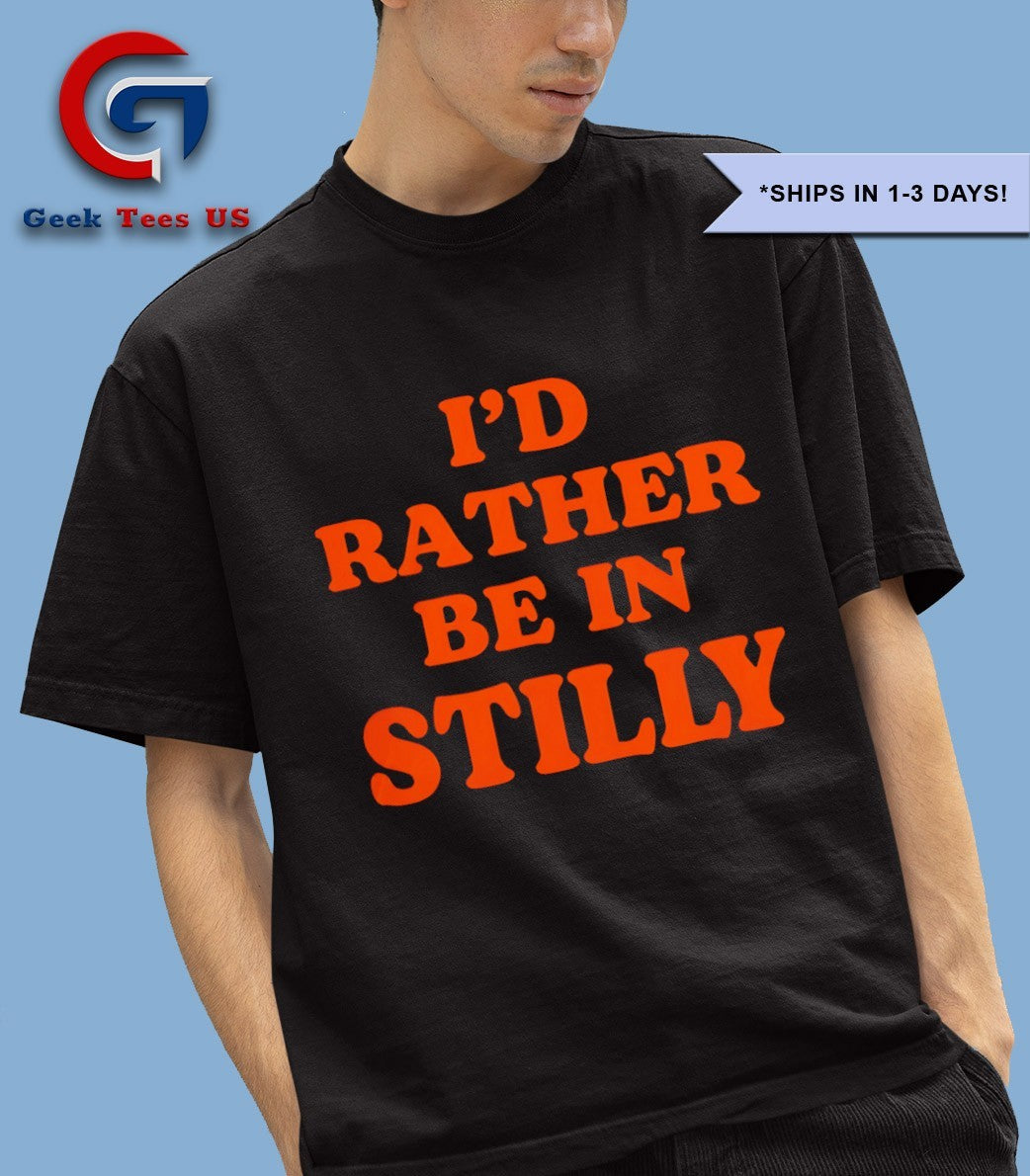I’d rather be in stilly Oklahoma State Cowboys shirt