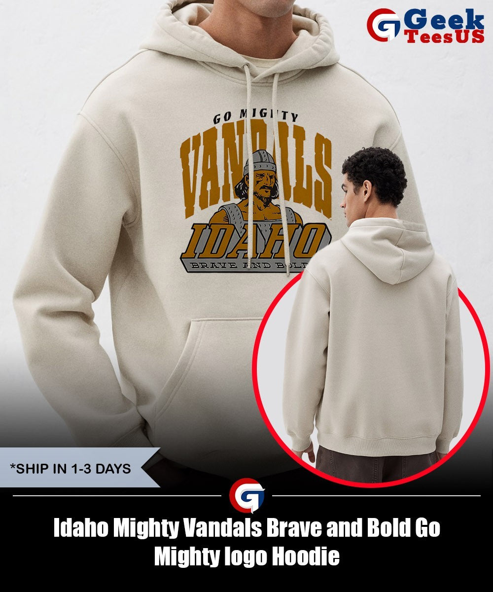 Idaho Mighty Vandals Brave and Bold Go Mighty logo shirt