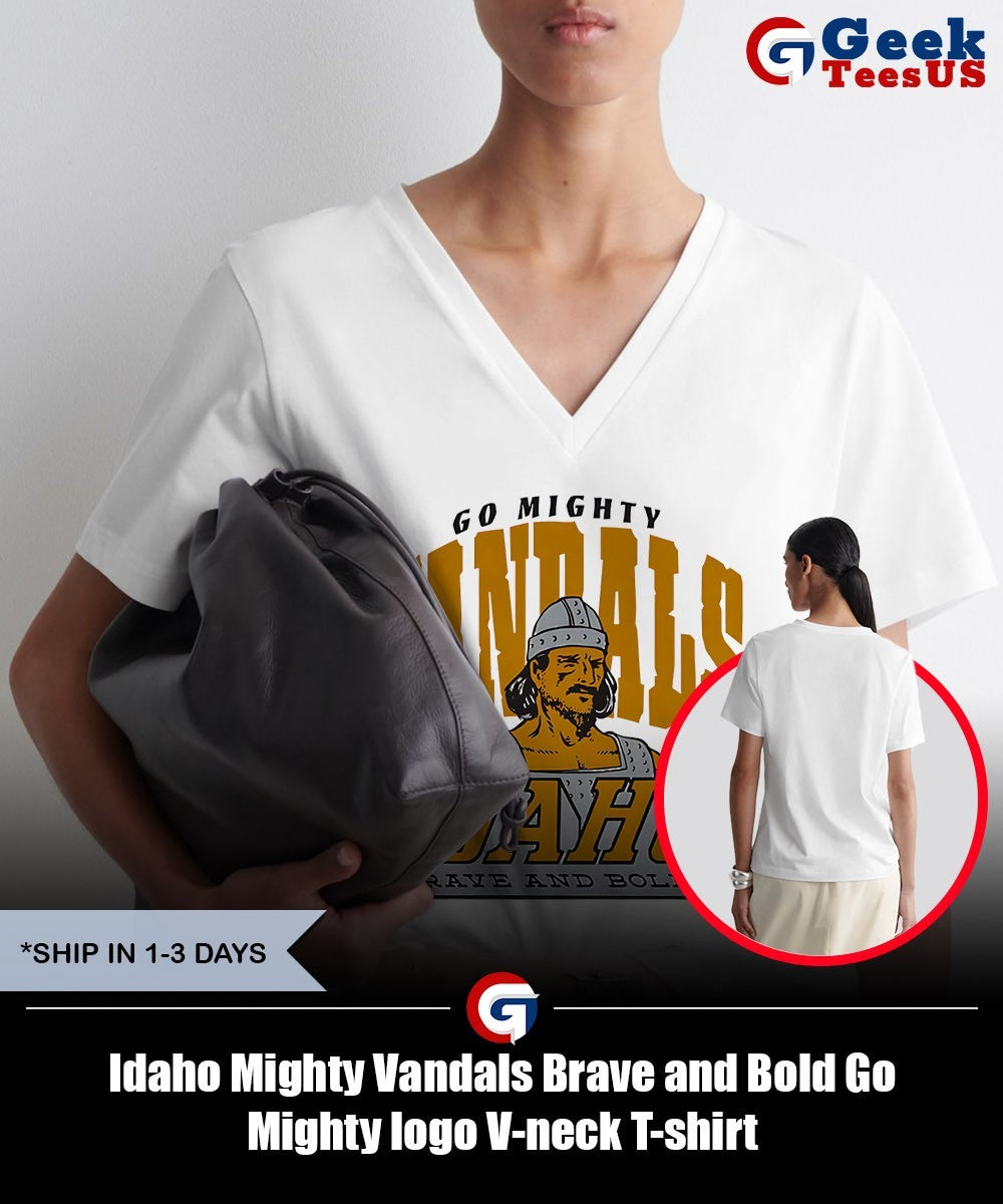 Idaho Mighty Vandals Brave and Bold Go Mighty logo shirt