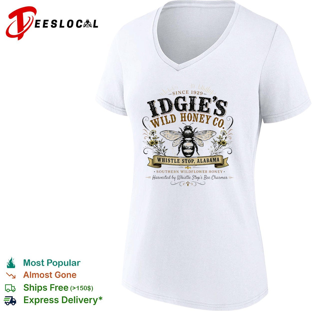 Idgie’s Wild Honey Co Southern Wildflower Honey Whistle Stop Alabama shirt