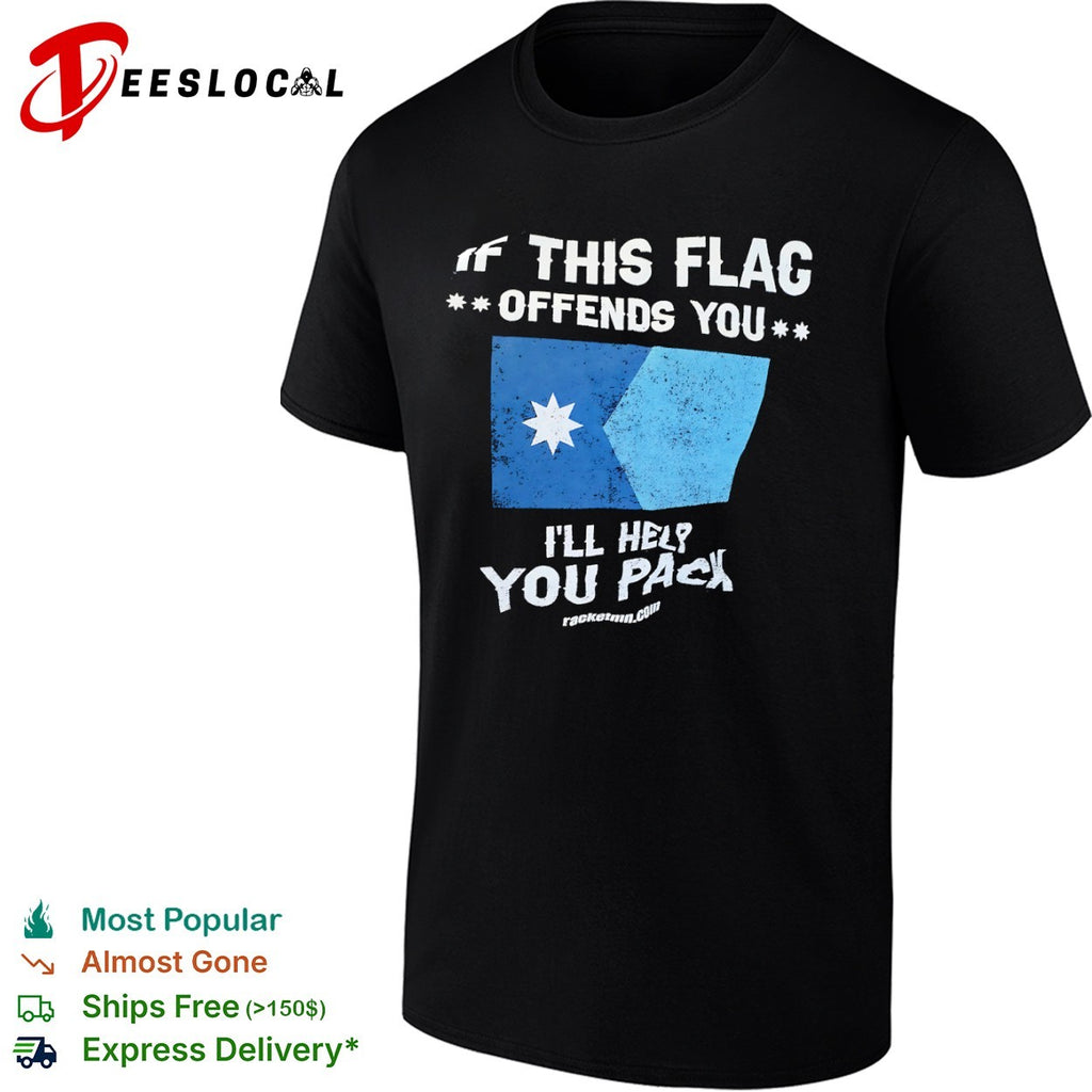 If this flag offends you I will help you pack Minnesota State Flag shirt