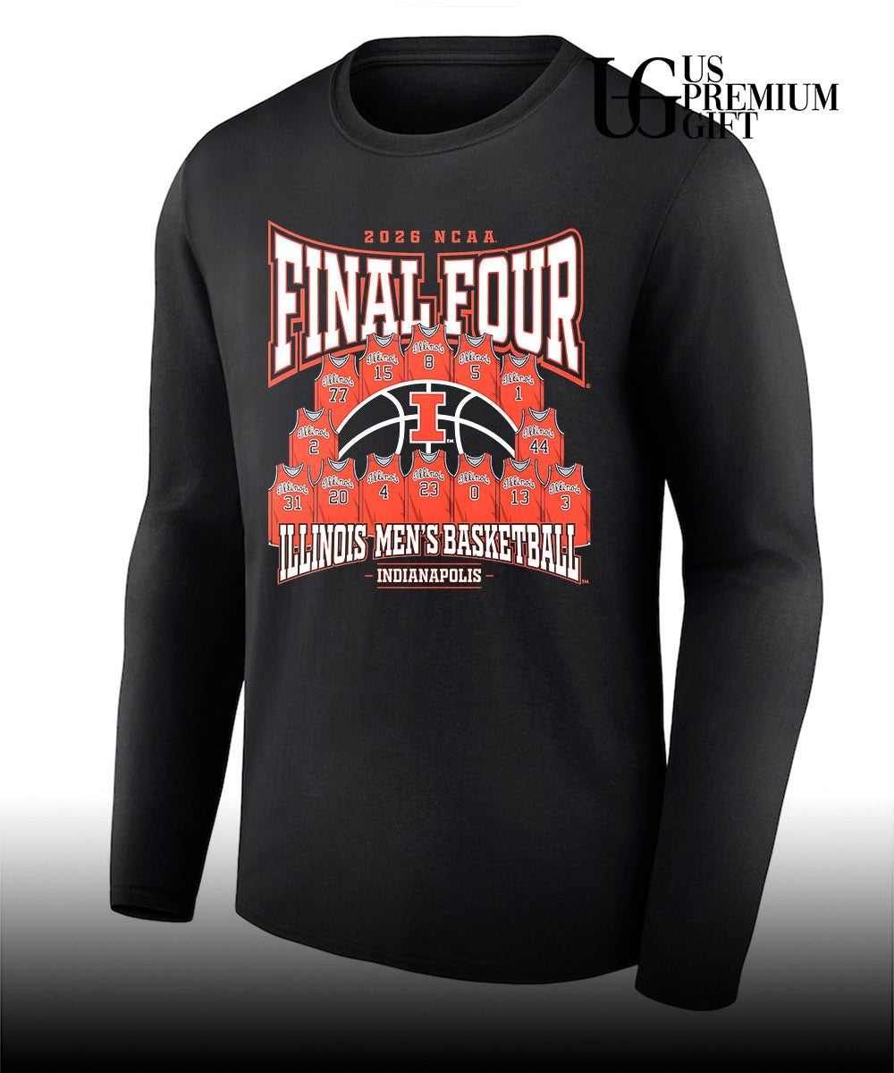 Illinois Fighting Illini 2026 Final Four NCAA men’s basketball Jersey shirt