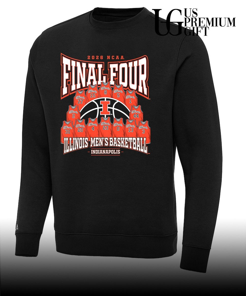Illinois Fighting Illini 2026 Final Four NCAA men’s basketball Jersey shirt