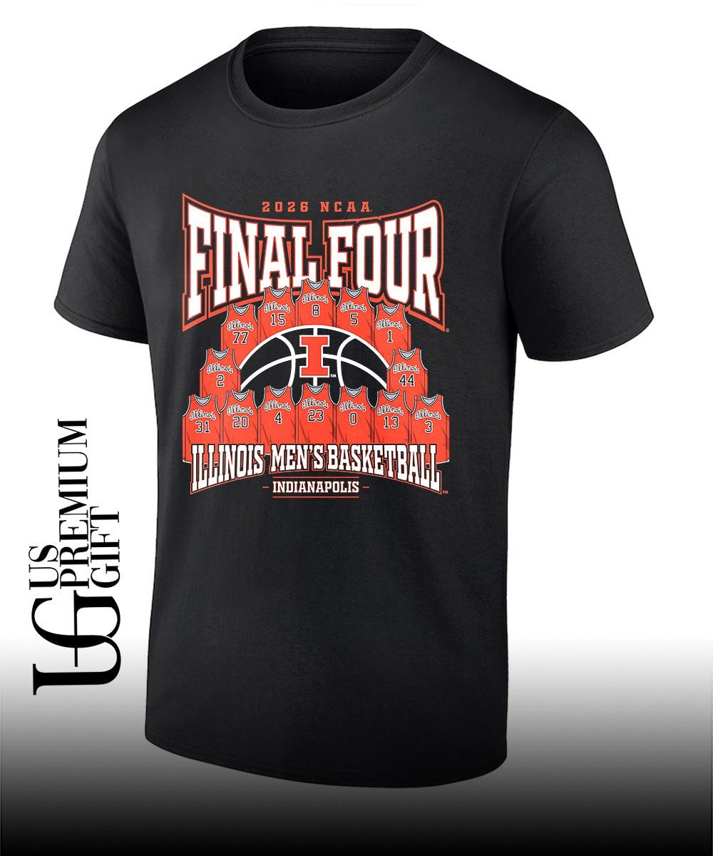 Illinois Fighting Illini 2026 Final Four NCAA men’s basketball Jersey shirt