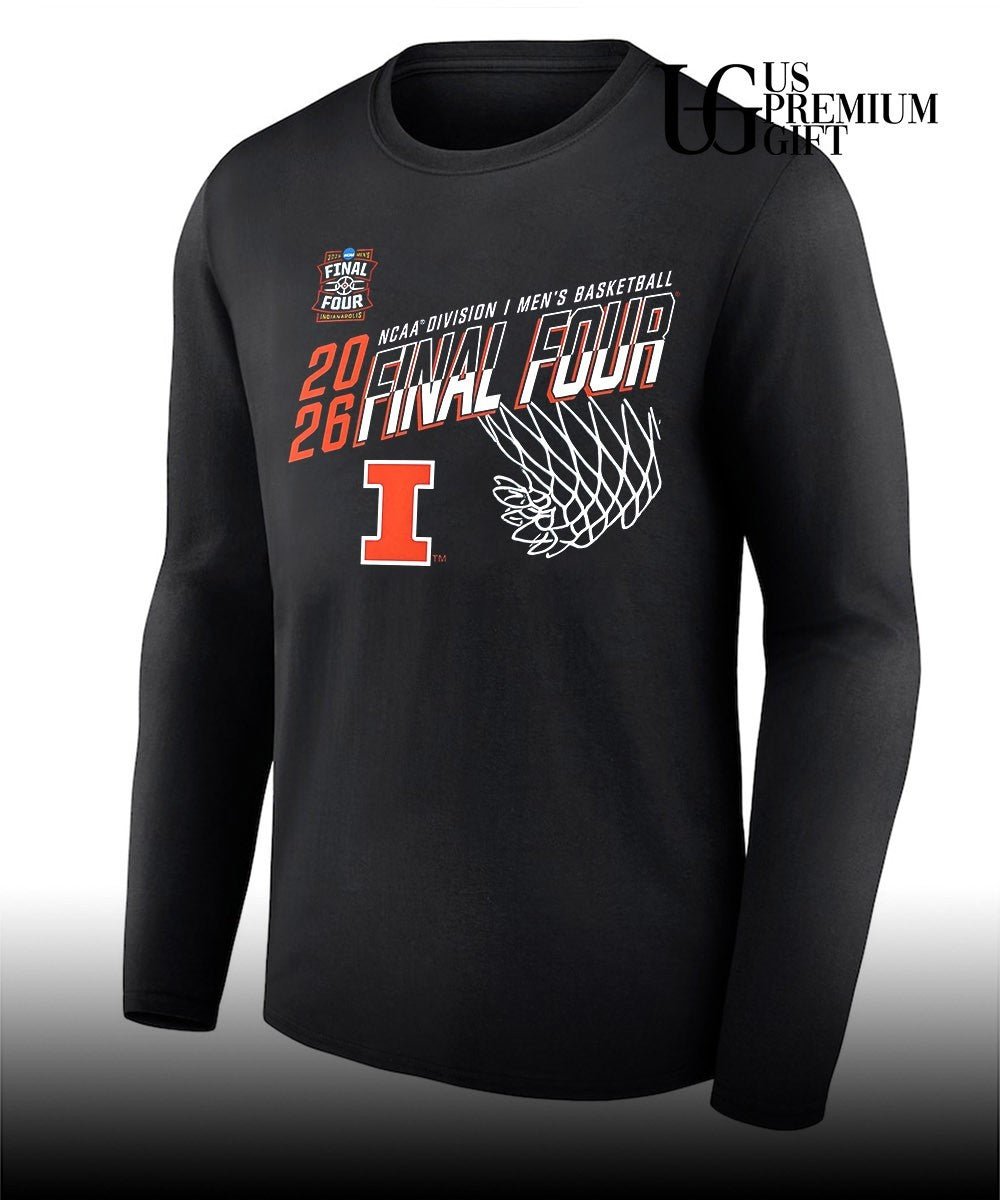 Illinois Fighting Illini 2026 NCAA D1 Men’s Basketball March Madness Final Four shirt
