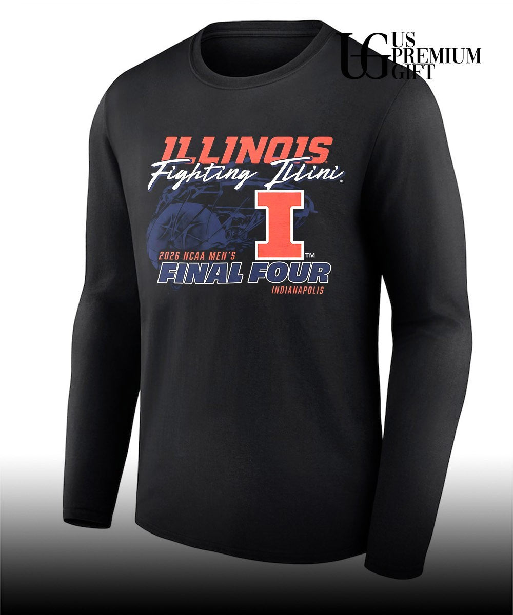 Illinois Fighting Illini 2026 NCAA Men’s Final Four Indianapolis shirt