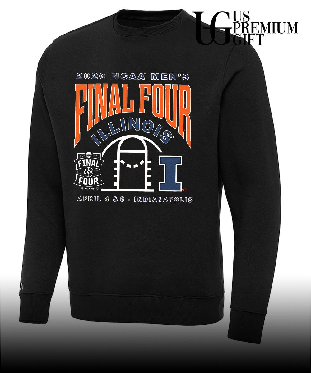 Illinois Fighting Illini Basketball 2026 NCAA Men’s Final Four shirt