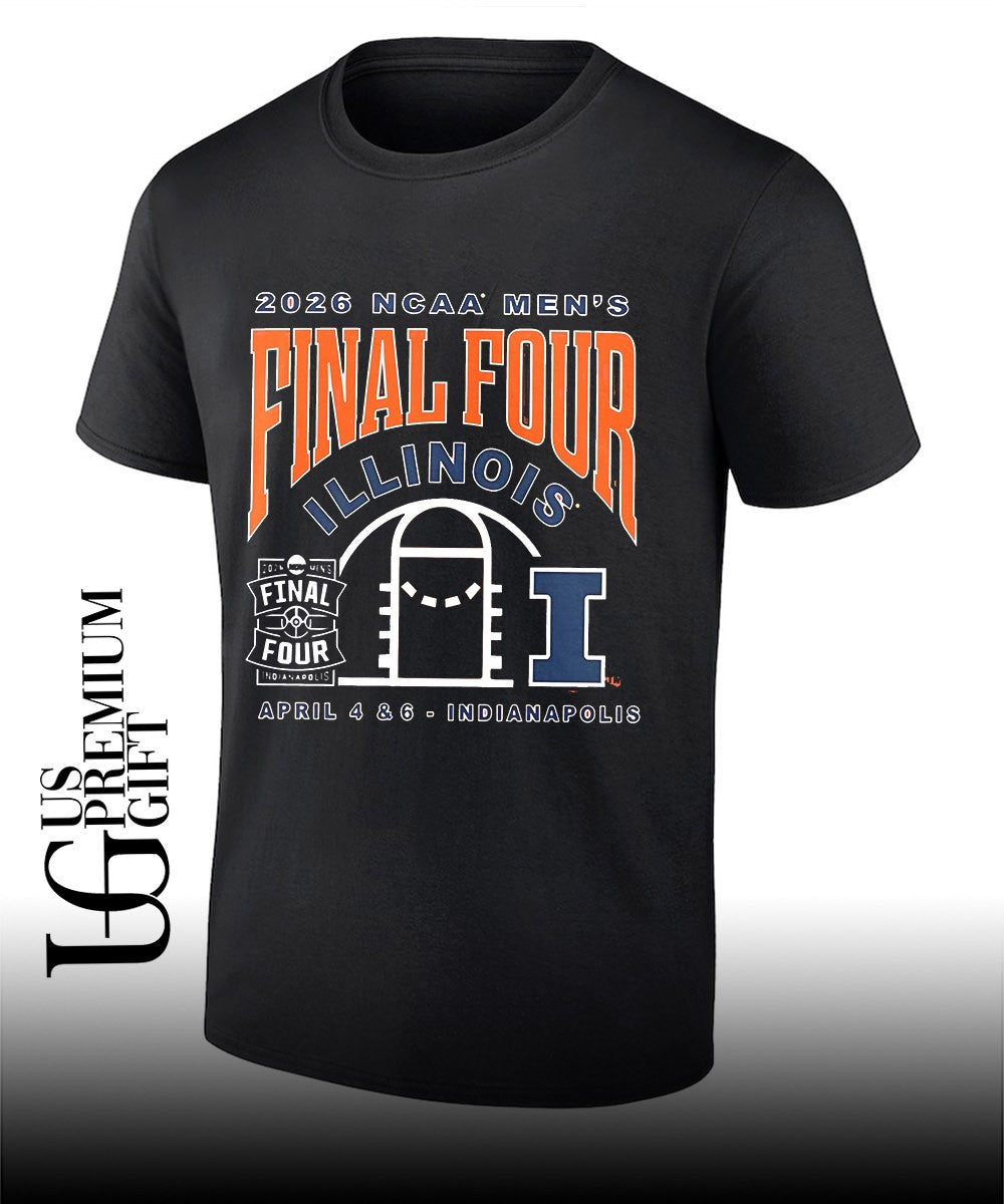 Illinois Fighting Illini Basketball 2026 NCAA Men’s Final Four shirt