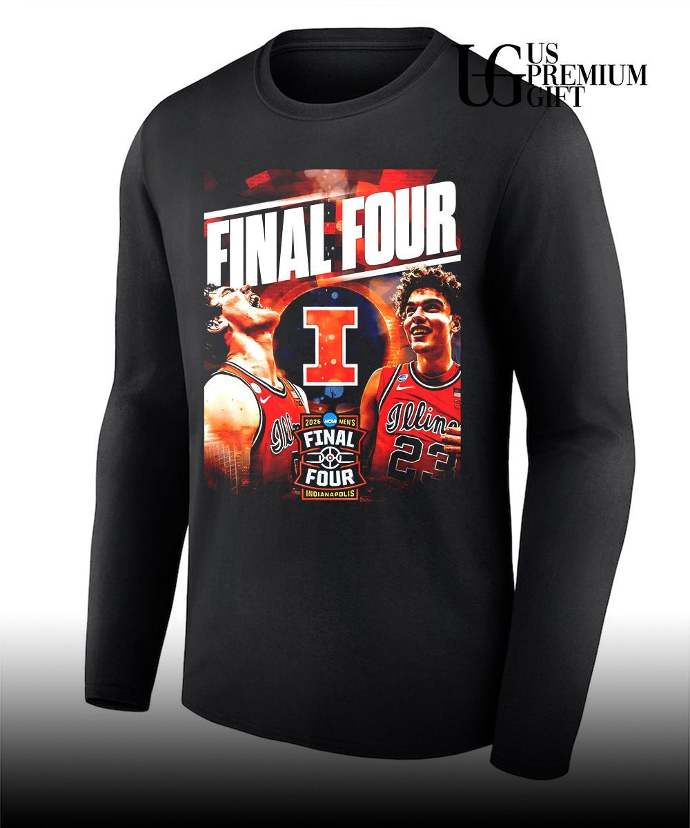 Illinois Fighting Illini Final Four NCAA 2026 poster shirt
