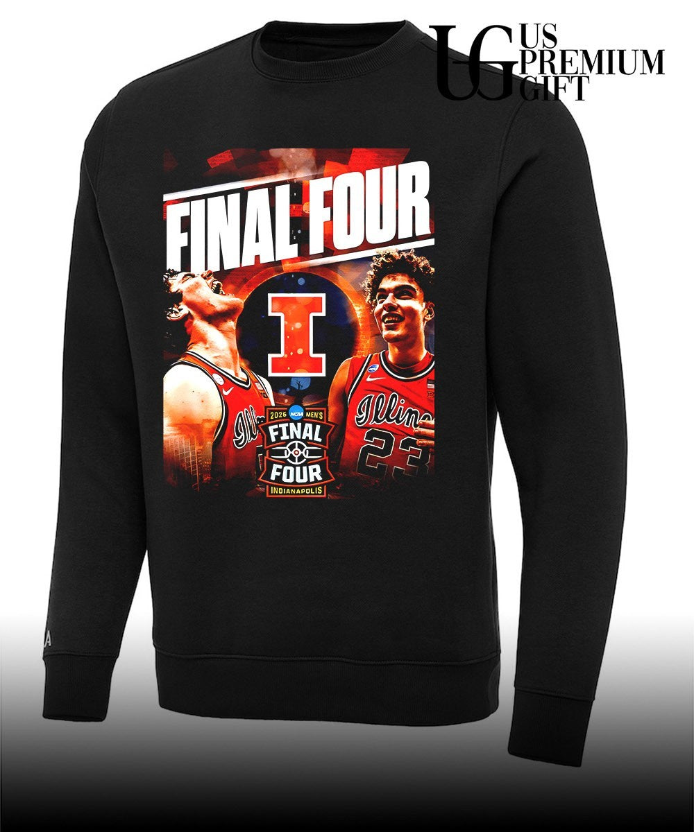 Illinois Fighting Illini Final Four NCAA 2026 poster shirt