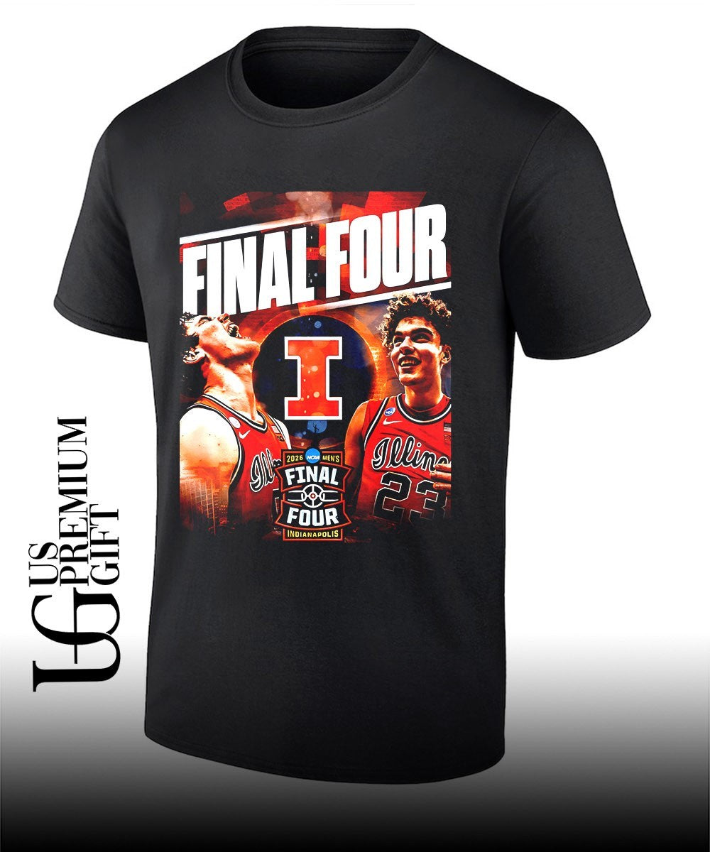 Illinois Fighting Illini Final Four NCAA 2026 poster shirt