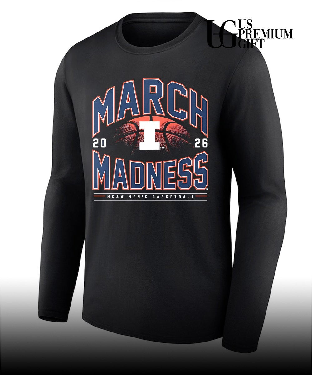 Illinois Fighting Illini Men’s basketball 2026 NCAA March Madness shirt